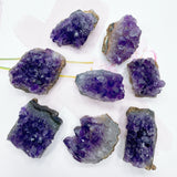 Raw Amethyst Cluster Crystal Purple Quartz Stone Energy Healing