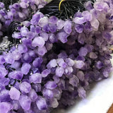 Raw Amethysts Rough Stone Pendant Geode Druzy Cluster Flower
