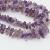 Raw Amethysts Tumbled Nugget Beads Center Drilled Chips