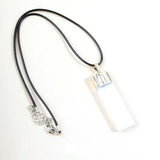 Raw Gypsum Stone Pendant Necklace Selenite Healing Crystal