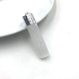 Raw Gypsum Stone Pendant Necklace Selenite Healing Crystal