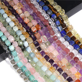 Raw Mineral Stone Nugget Beads for DIY Jewelry Making - Rose Clear Quartz Beads