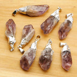Amethyst Pendant Necklace Healing Charms Jewelry Gift