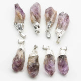 Amethyst Pendant Necklace Healing Charms Jewelry Gift