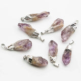 Amethyst Pendant Necklace Healing Charms Jewelry Gift