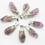 Amethyst Pendant Necklace Healing Charms Jewelry Gift