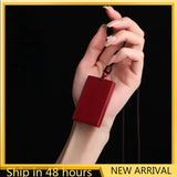 Raw Ore Cinnabar Pendant Necklace Sweater Chain Men's Women's Jewelry