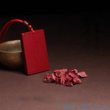 Raw Ore Cinnabar Pendant Necklace Sweater Chain Men's Women's Jewelry