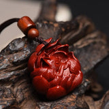 Raw Ore Cinnabar Pendant Nine Tail Fox Purple Sand Pendant Couple's Necklace