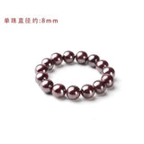 Natural Raw Ore Cinnabar Bracelet Birth Year Charm Buddha Beads Lucky Bracelet