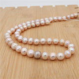 7-8mm Natural Pink Pearl Beads for Jewelry Making