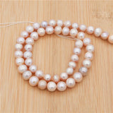 7-8mm Natural Pink Pearl Beads for Jewelry Making