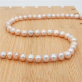 7-8mm Natural Pink Pearl Beads for Jewelry Making