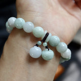 Jade Bead Bracelet with PIXIU Pendant