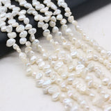 5-6mm Irregular Keshi Freshwater Pearl Beads 14''