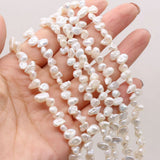 5-6mm Irregular Keshi Freshwater Pearl Beads 14''