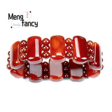Red Agate Bracelet Charms Fine Jewelry Women Men Decorations Souvenir Gift