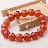 Red Agate Bracelet Single Circle Men Women Nation Wind Hand Decorate