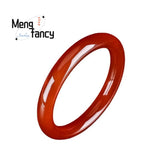 Red Agate Chalcedony Bracelet Charms Fine Jewelry Bangle