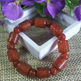Red Agate Jade Bracelet Lucky Exorcise Evil Spirits Amulet