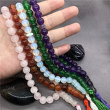 Red Agate Green Chalcedony Rose Quartz Opal Muslim Rosary