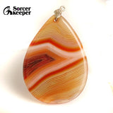 Natural Red Agate Pendant for Women