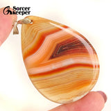 Natural Red Agate Pendant for Women