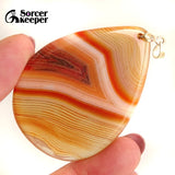 Natural Red Agate Pendant for Women