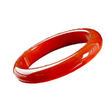 Red Agate Round Bar Bracelet Women's Chalcedony Benmingnian Jade