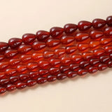 Red Agate Water Drop Beads for Jewelry Making