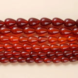 Red Agate Water Drop Beads for Jewelry Making