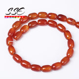 Red Agates Drum Barrel Bead 13X18mm