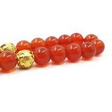 Natural Red Agates Women's Tasbih Muslim Rosary Islam Misbaha Onyx Prayer Beads