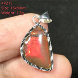 Natural Red Ammonite Ammolite Pendant Jewelry For Women Man Beauty Gift