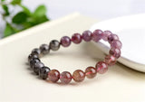 Natural Red Auralite 23 Cacoxenite Clear Round Beads Bracelet 7mm 8mm 9mm Canada