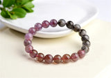 Natural Red Auralite 23 Cacoxenite Clear Round Beads Bracelet 7mm 8mm 9mm Canada