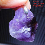 Natural Red Auralite 23 Purple Cacoxenite Pendant Rutilated Necklace