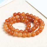 Red Aventurine Jade Stone Beads Round Loose Spacer Beads 4-12mm
