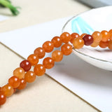 Red Aventurine Jade Stone Beads Round Loose Spacer Beads 4-12mm