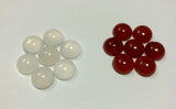 Natural Red Carnelian 12mm Round Cabochons 5pcs/lot