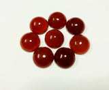 Natural Red Carnelian 12mm Round Cabochons 5pcs/lot