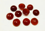 Natural Red Carnelian 12mm Round Cabochons 5pcs/lot