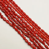 Red Coral Bead Irregular Round Loose Stone Beads Jewelry Making DIY Craft