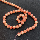 7mm Natural Red Coral Beads for Jewelry Making DIY Necklace Bracelet Earrings
