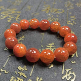 Red Jade Bracelet Dragon Scale Agate Beaded Bracelet