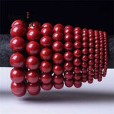 Natural Red Cinnabar Jade Bracelet Jewelry Sets Couple Charms Crystal Bangle