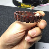 Red Peridot Beaded Bracelets Cube Bracelets Men's Women's Jewelry