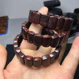 Red Peridot Beaded Bracelets Cube Bracelets Men's Women's Jewelry