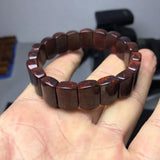 Red Peridot Beaded Bracelets Cube Bracelets Men's Women's Jewelry