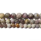 Red Plum Blossom Tourmaline Stone Beads Loose Gemstone